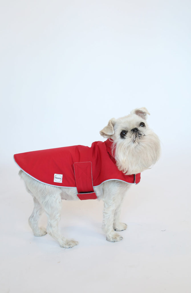 Working Dog Rain Jacket - Red