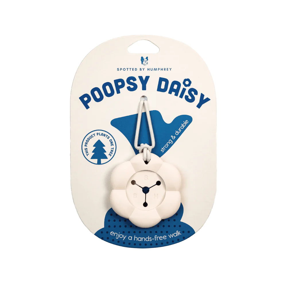 Spotted by Humphrey - Poopsy Daisy Dog Poop Bag Holder - Goat Milk (Cream)