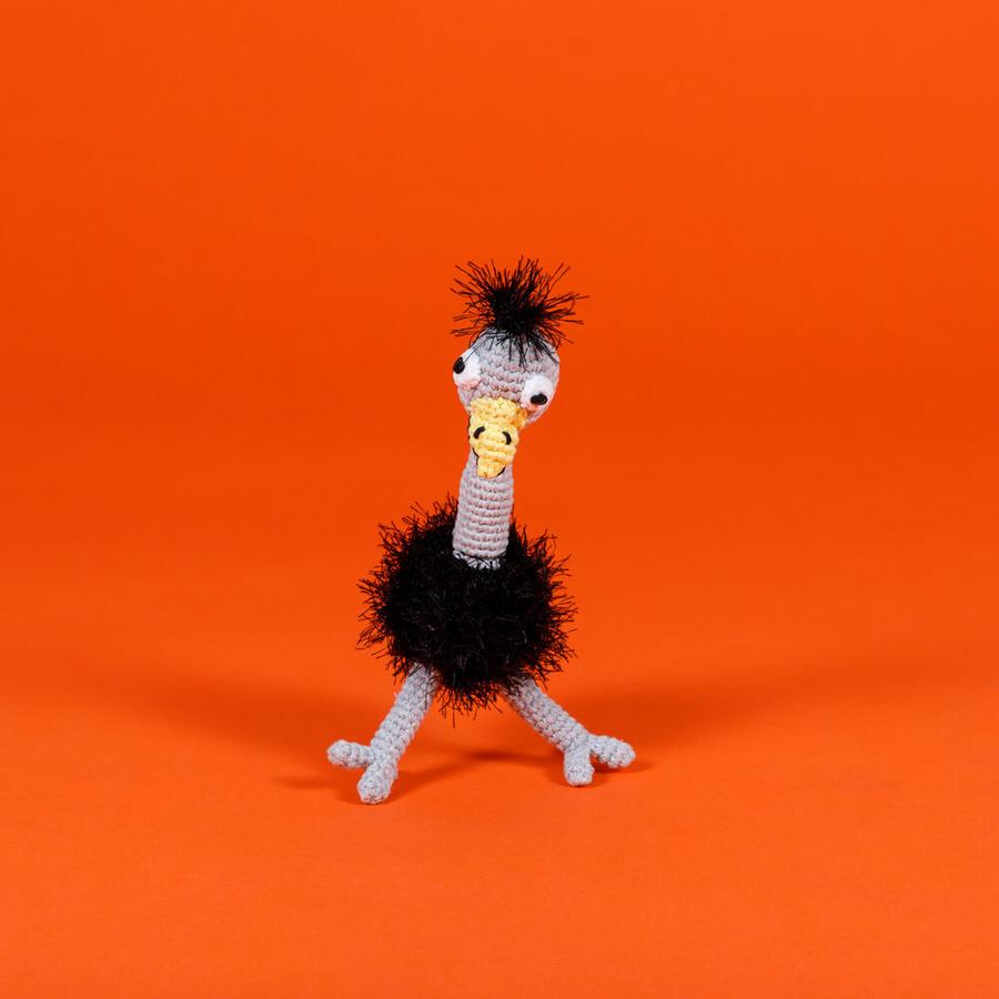 Ware of the Dog - Crochet Ostrich