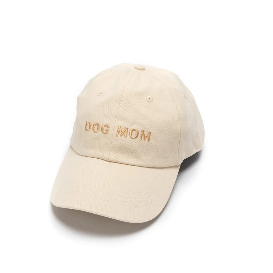 Lucy & Co Dog Mom Hat - Cream