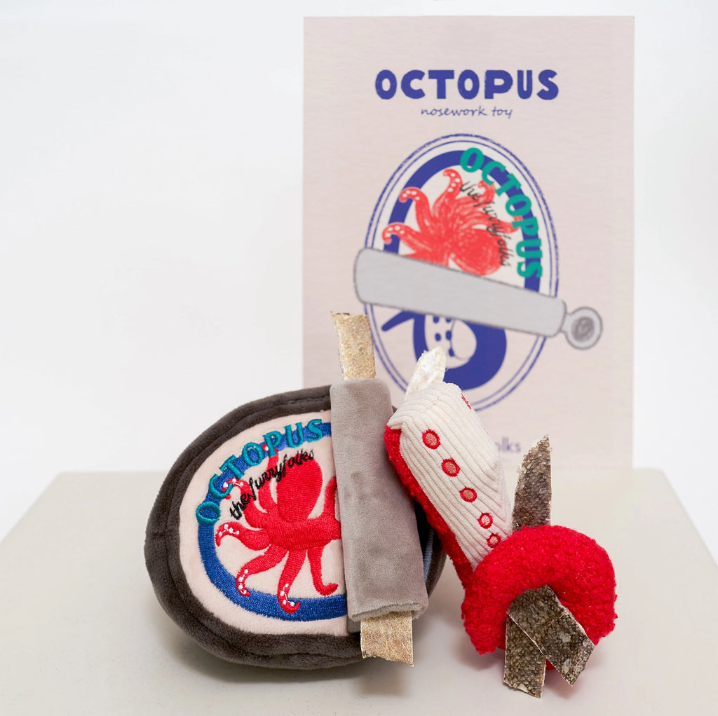 Furryfolks - Tinned Octopus Nosework Toy