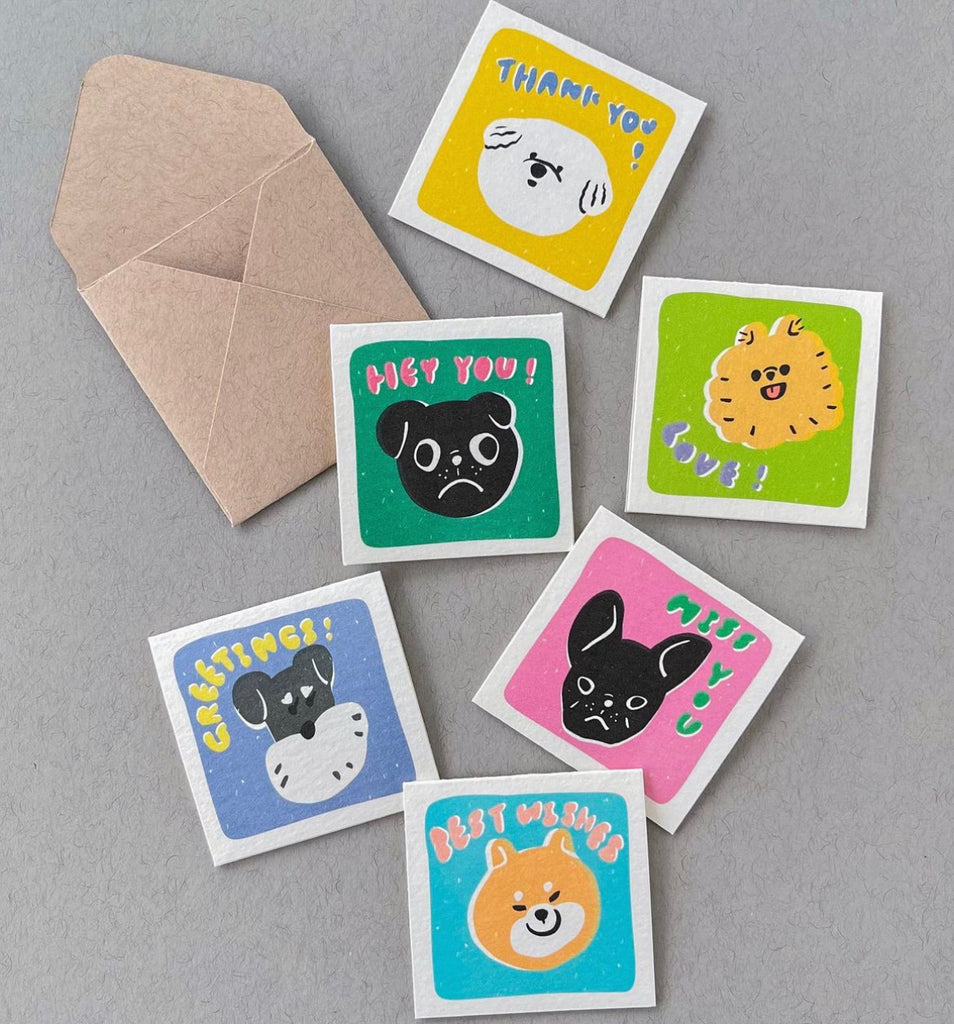 Mini Greeting Cards by Portia Sung