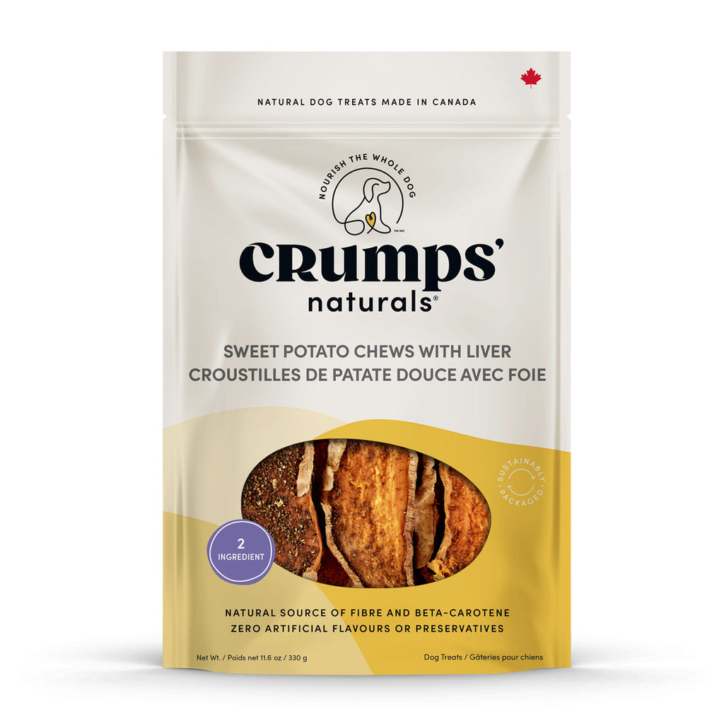 Crumps Naturals - Sweet Potato Chews with Beef Liver