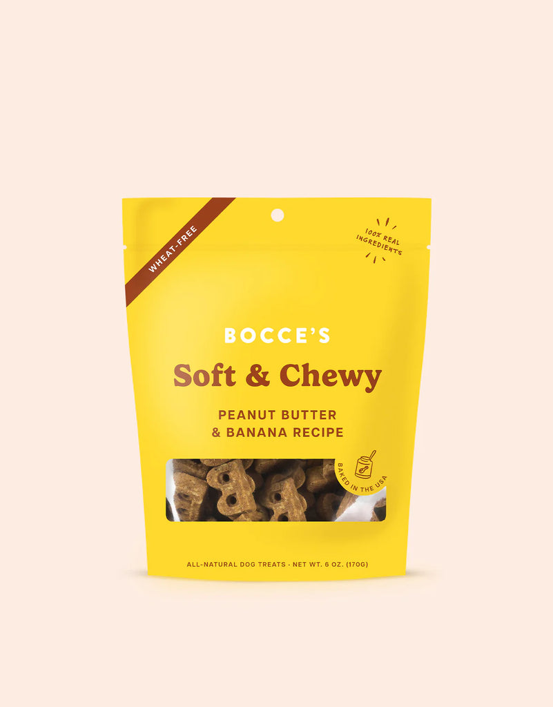 Bocce’s Bakery - Soft & Chewy Peanut Butter/Banana Treats