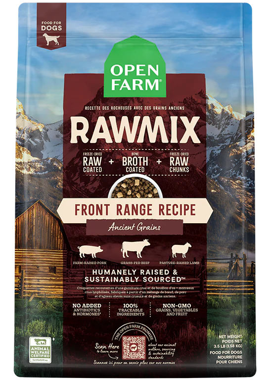 Open Farm - RawMix Ancient Grain Front Range (Kibble + Freeze Dried Raw Mix)