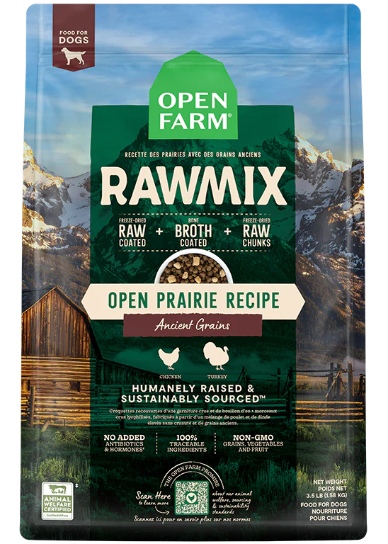 Open Farm - RawMix Ancient Grain Open Prairie (Kibble + Freeze Dried Raw Mix)