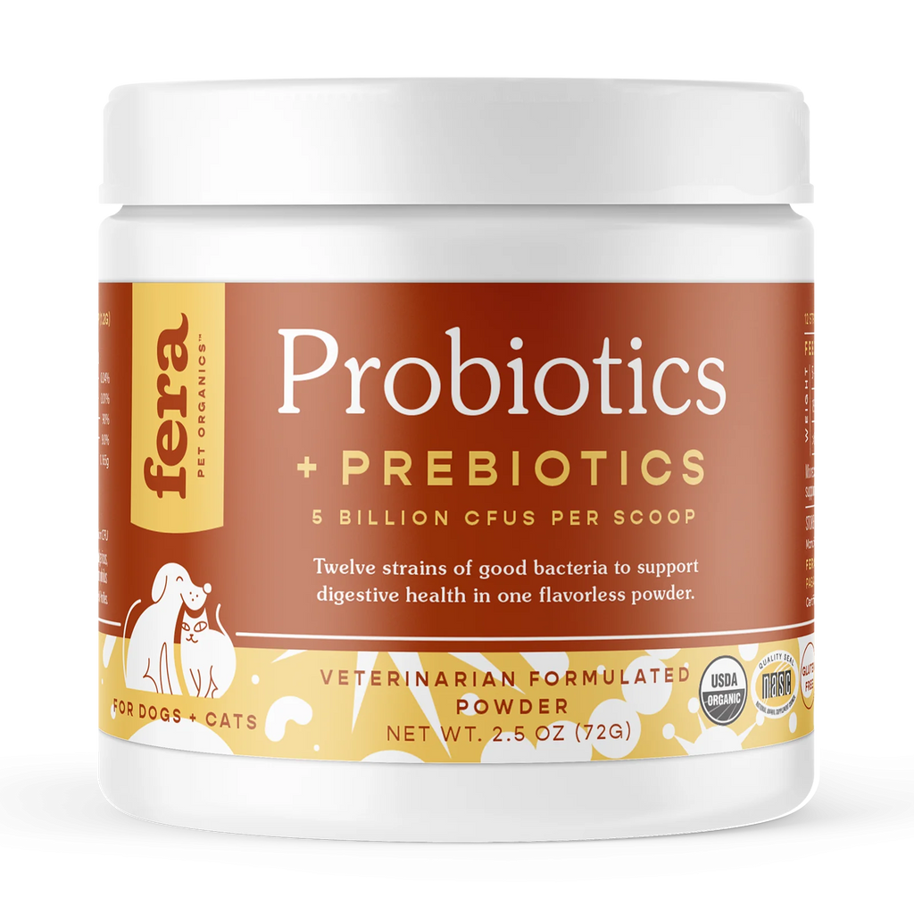 Fera Pet Organics - USDA Organic Probiotics with Prebiotics