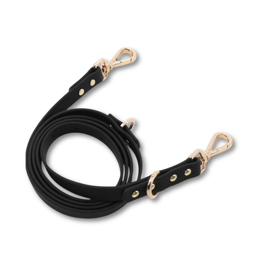 Furei Classic Leash - Black (Add Moodies Charms!) – Good Boy Collective
