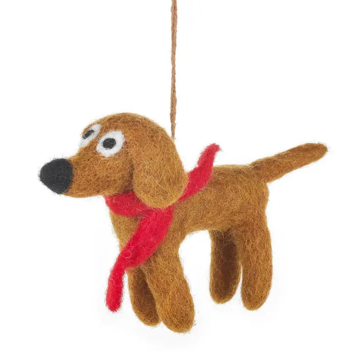 Felt So Good Ornaments - Jasper the Dog