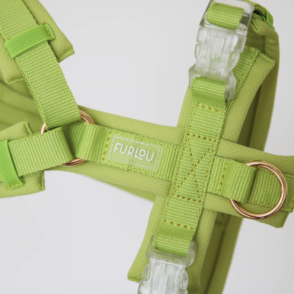 Furlou Dog Harness - Lime Green