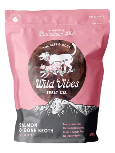 Wild Vibes Treat Co - Salmon Belly & Bone Broth Treats
