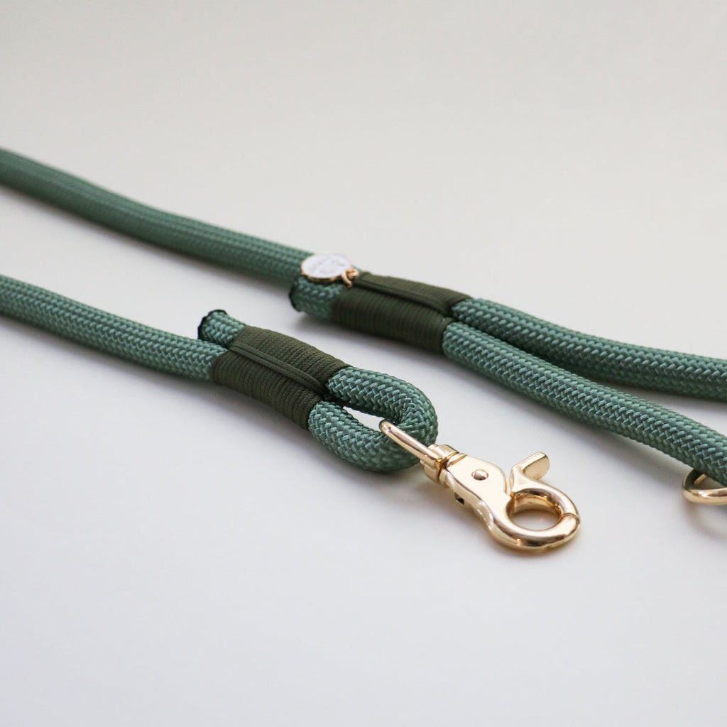 Furlou Braided Rope Leash - Sage