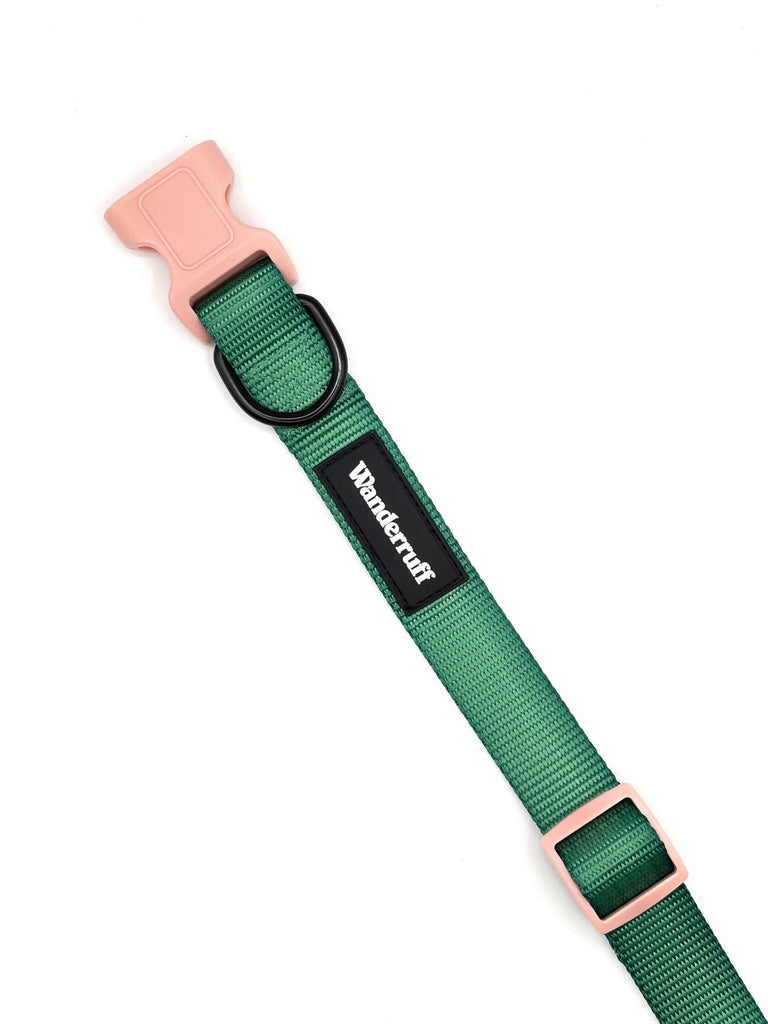 ONLINE ONLY: Wanderruff - Collar - Lola (Green/Pink) (SIZE L AVAILABLE)