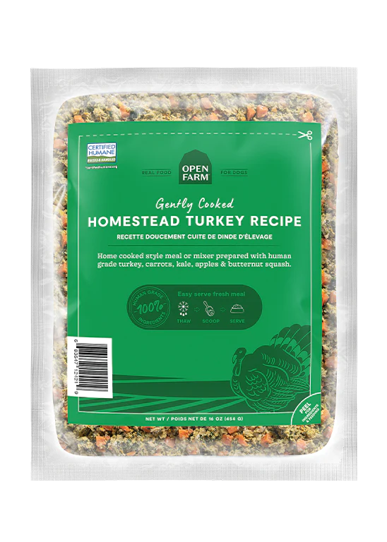 Open Farm - Homestead Turkey Gently Cooked Recipe (FROZEN)