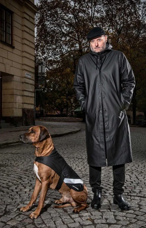 Stutterheim Dog Raincoat - Black (Size XS and S Left)