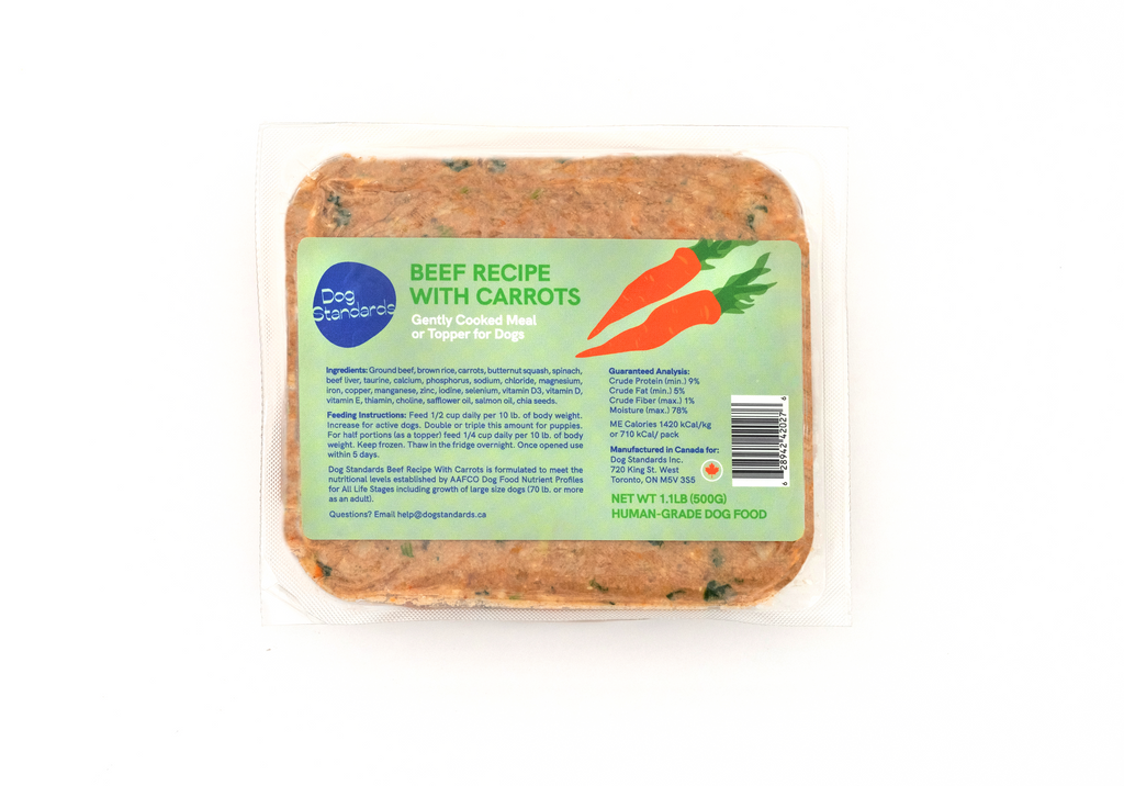 Dog Standards - Beef Recipe With Carrots (FROZEN)