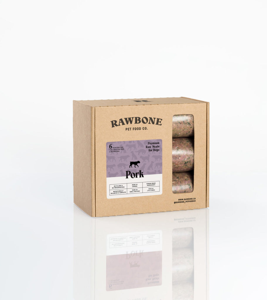 Rawbone Single Protein Pork Meals (FROZEN)