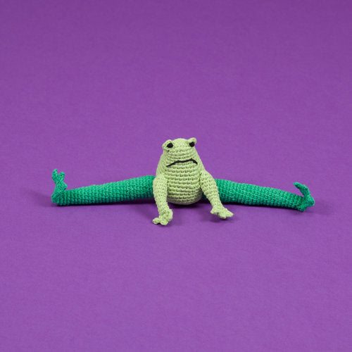 Ware of the Dog Crochet Frog