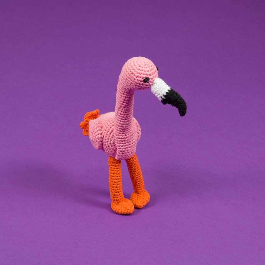 Ware of the Dog Crochet Flamingo