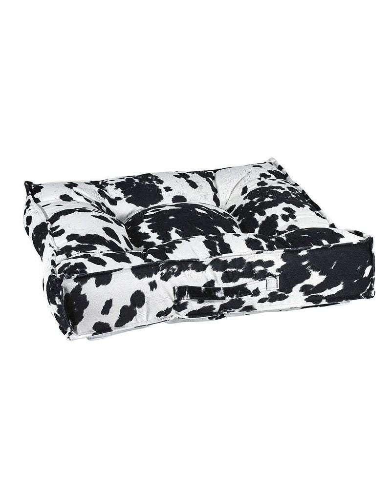 Bowsers Square Bed - Faux Cow Hide