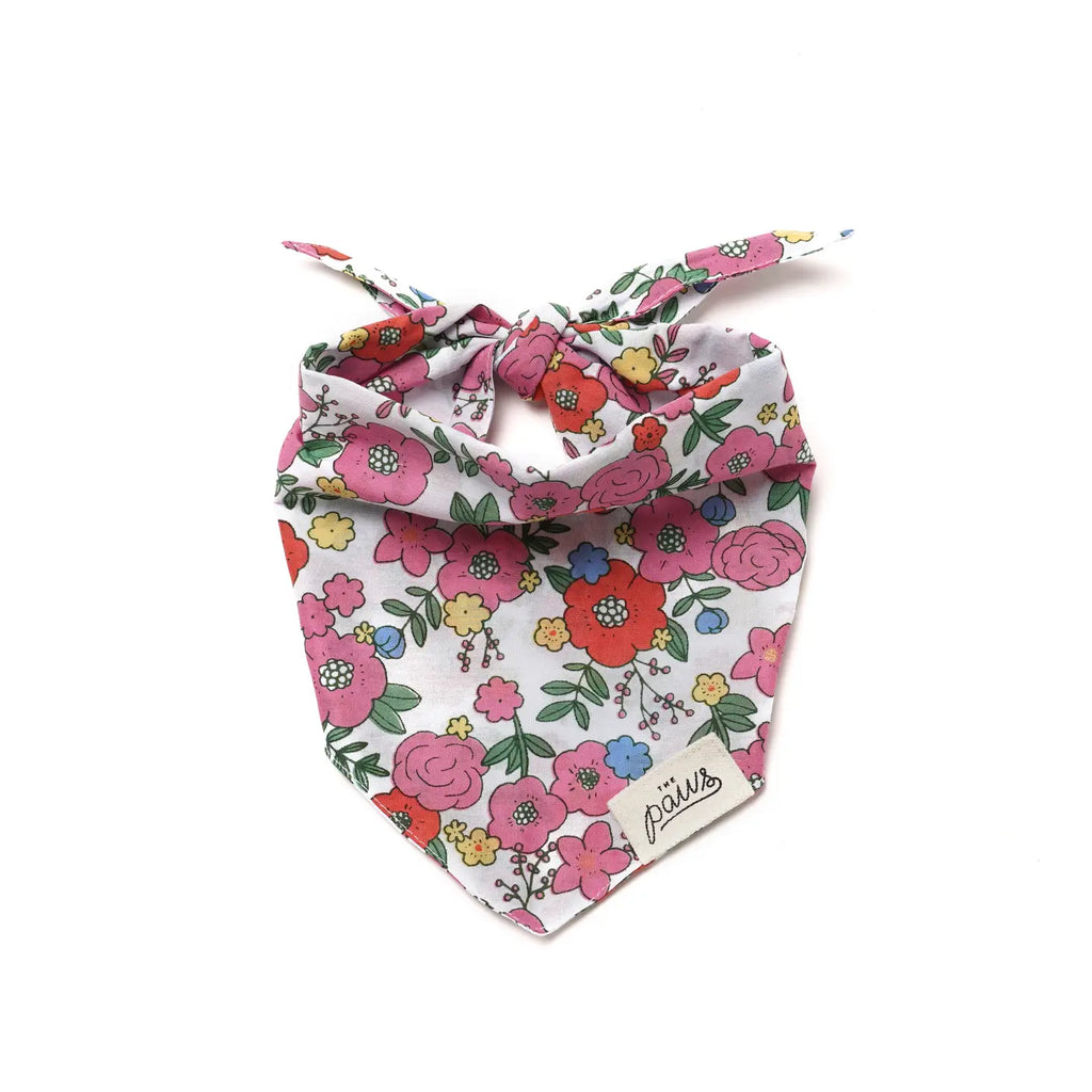 The Paws Bandana - Blossom (Pink Flowers)