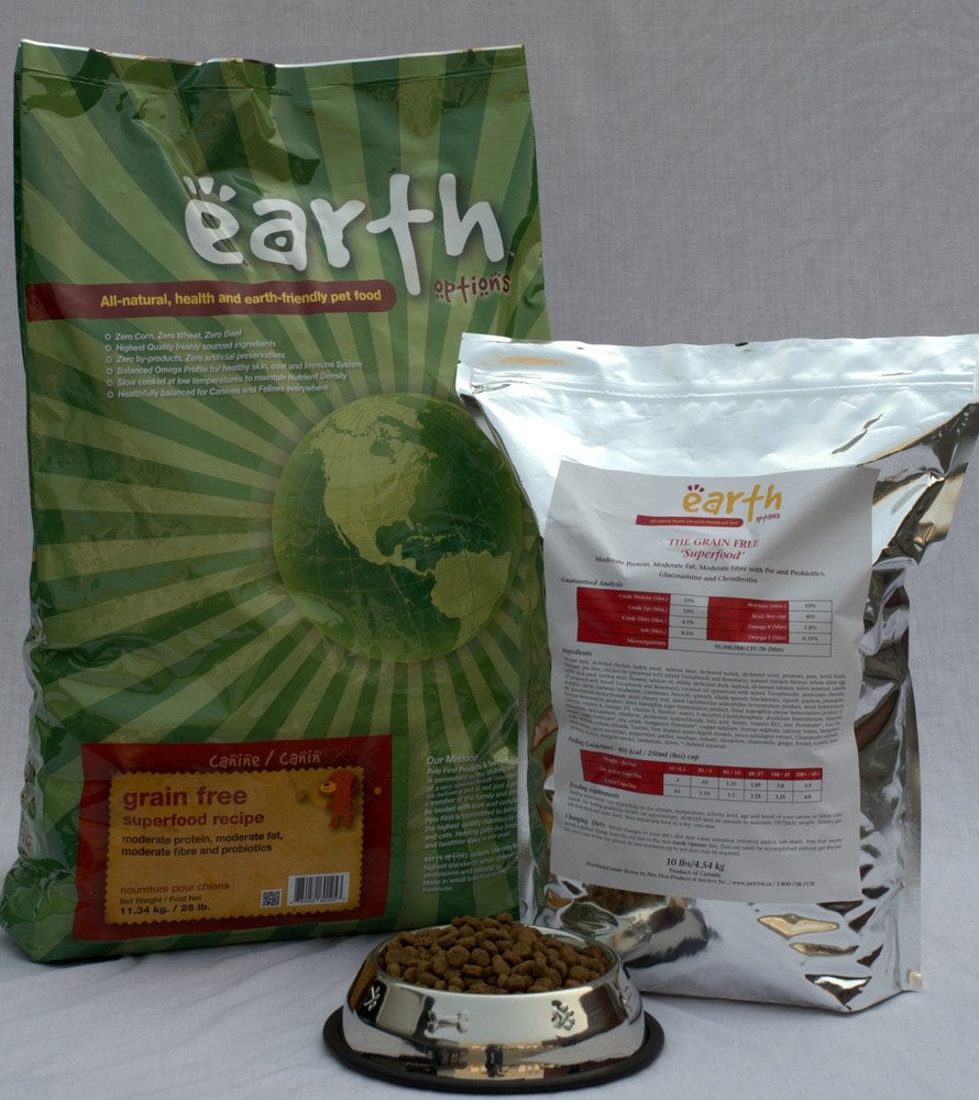 Earth Options by Pets 1st Kibble - Dry Food (All Proteins)